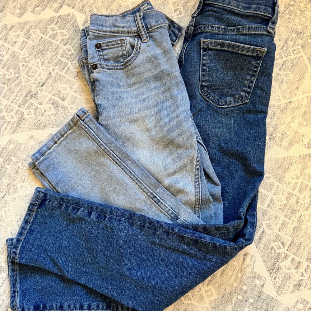 Cat & Jack Kids Jeans - Light Blue and Dark Blue